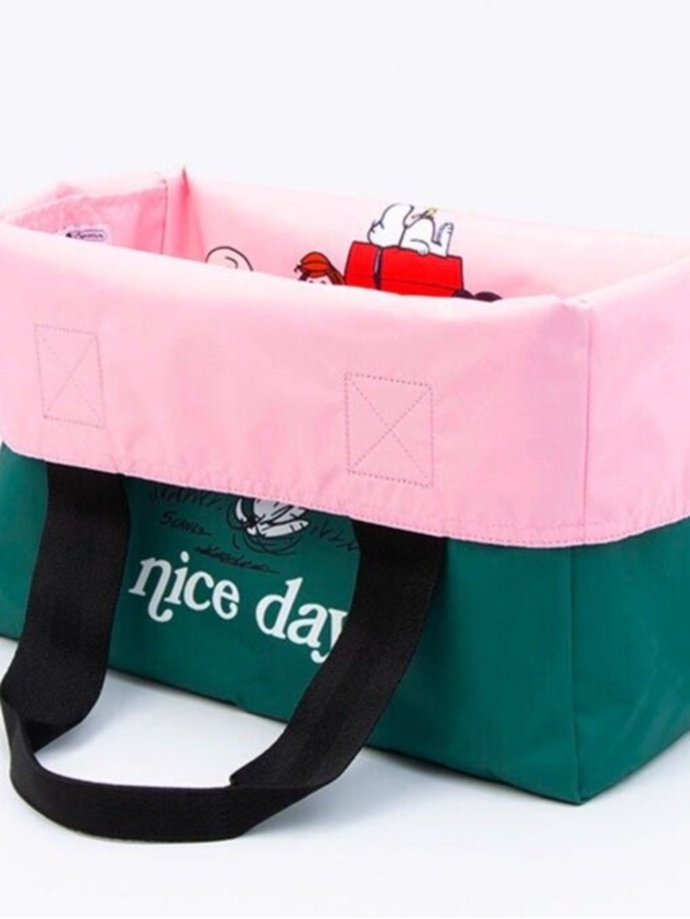 LeSportsac x Peanuts special edition Snoopy "Have a Nice Day" reversible tote - Picture 4 of 14